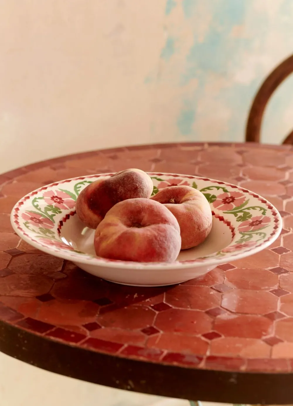 Pink Carnation Soup Plate