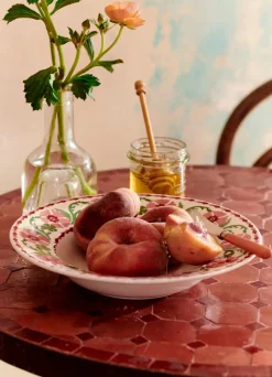 Pink Carnation Soup Plate