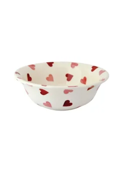 Pink Hearts Cereal Bowl