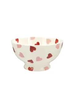 Pink Hearts French Bowl
