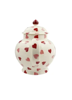 Pink Hearts 4 Mug Teapot