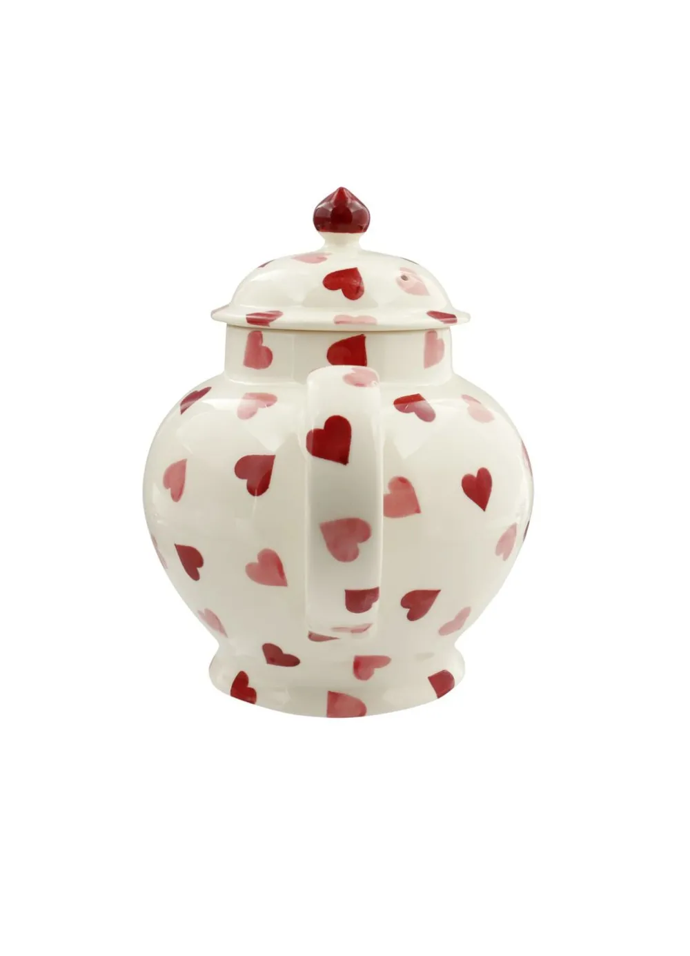 Pink Hearts 4 Mug Teapot