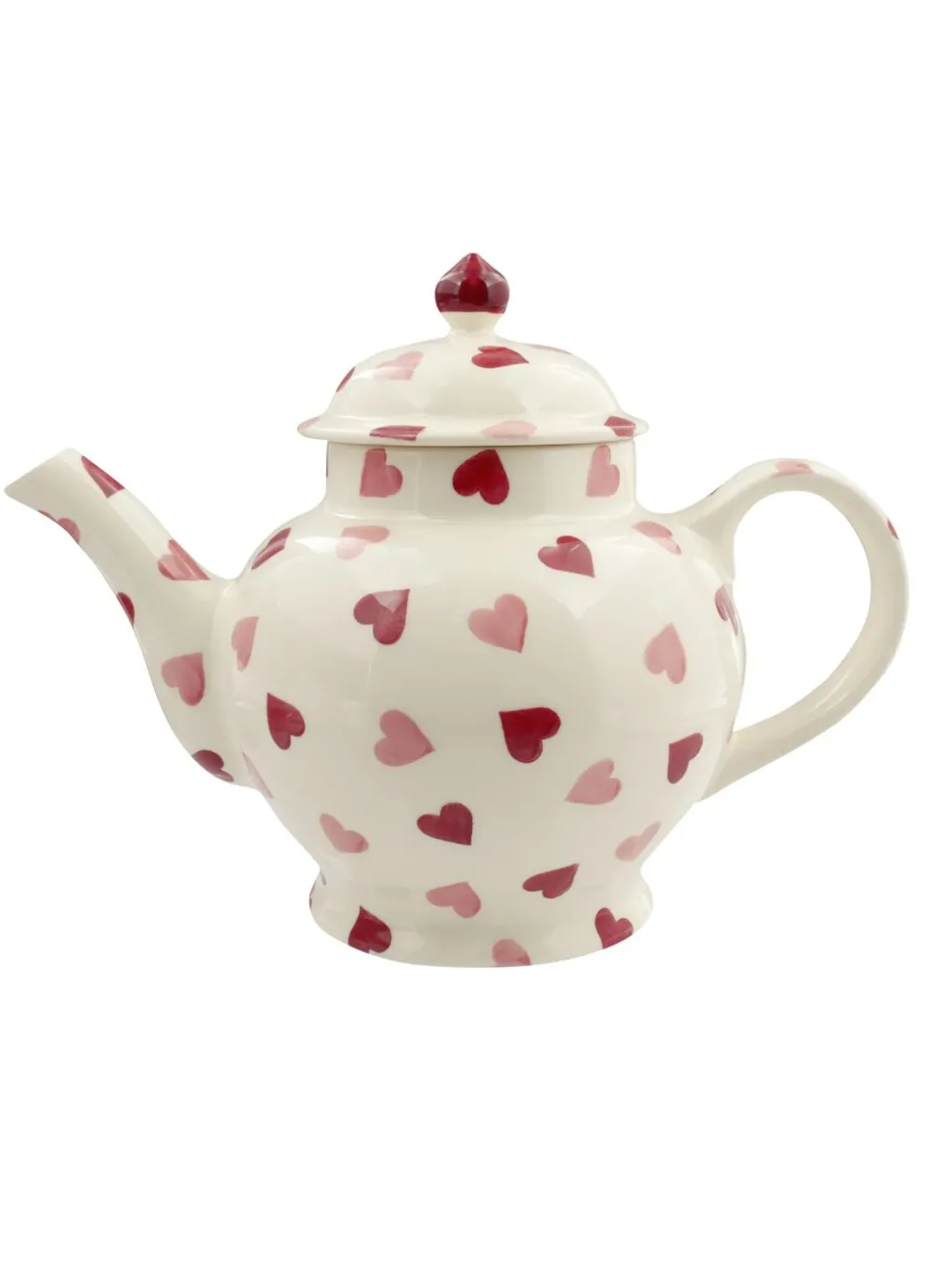 Pink Hearts 4 Mug Teapot