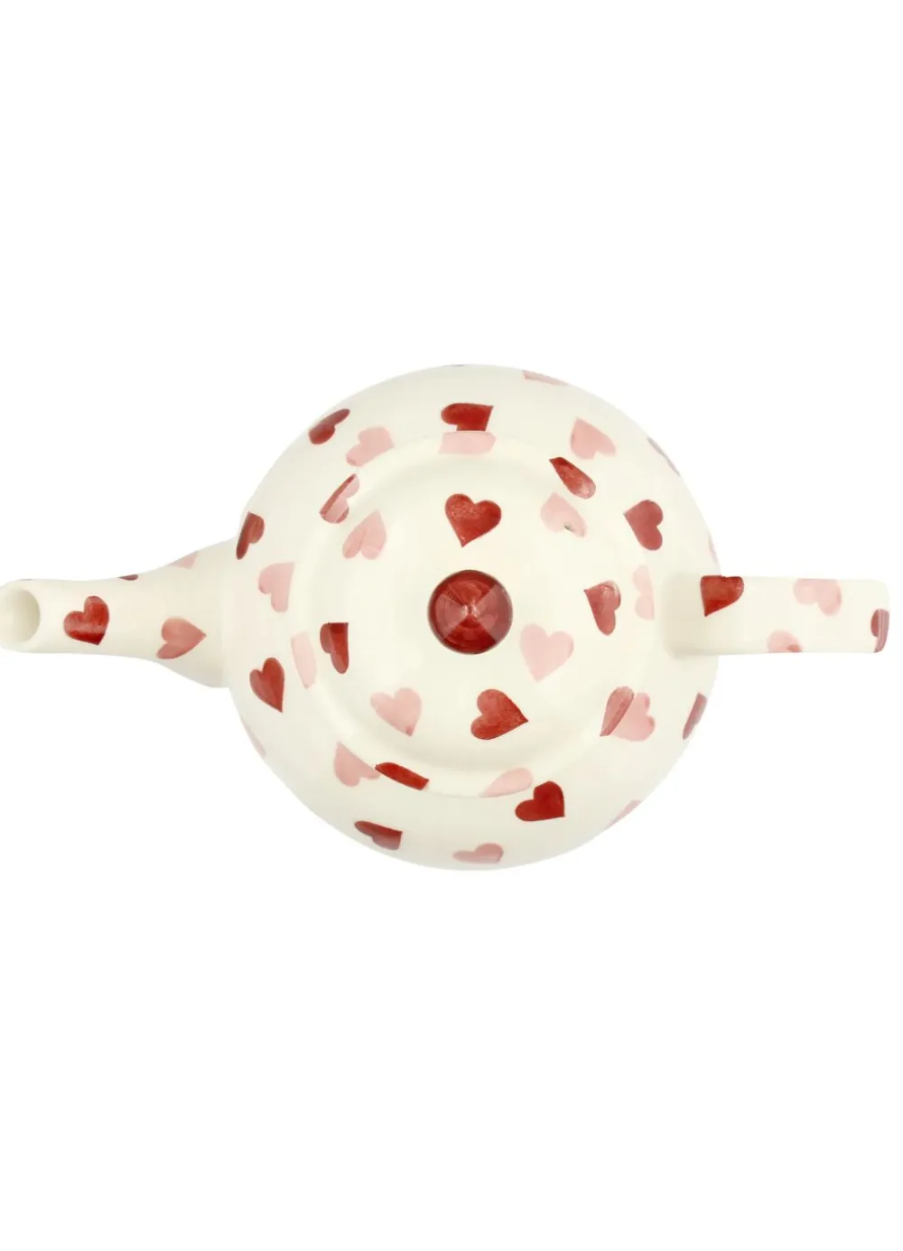 Pink Hearts 4 Mug Teapot