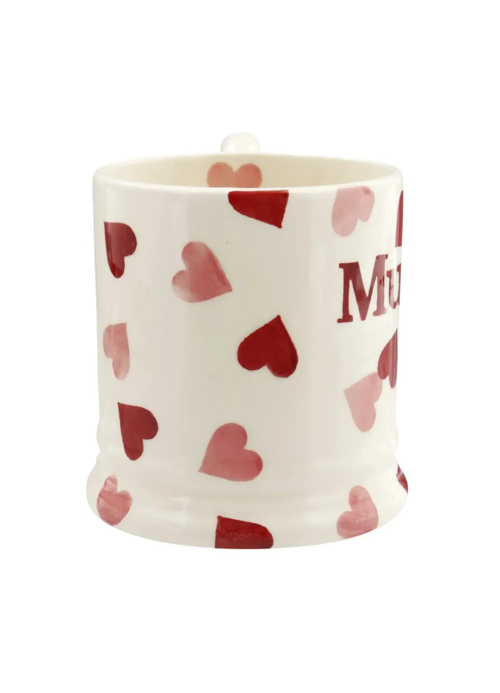 Pink Hearts Mummy 1/2 Pint Mug