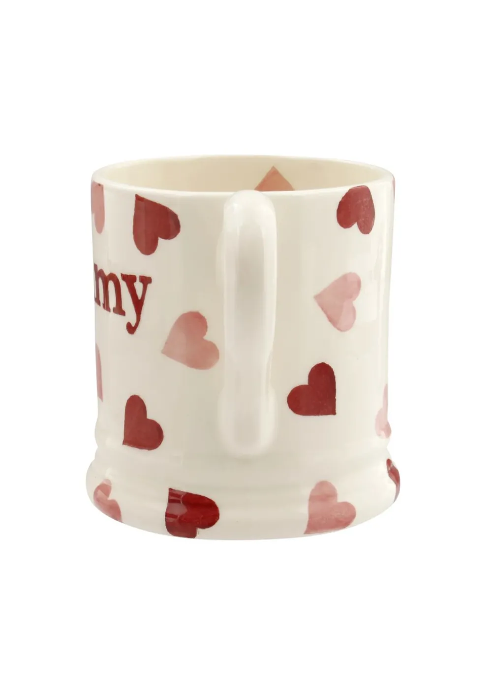 Pink Hearts Mummy 1/2 Pint Mug