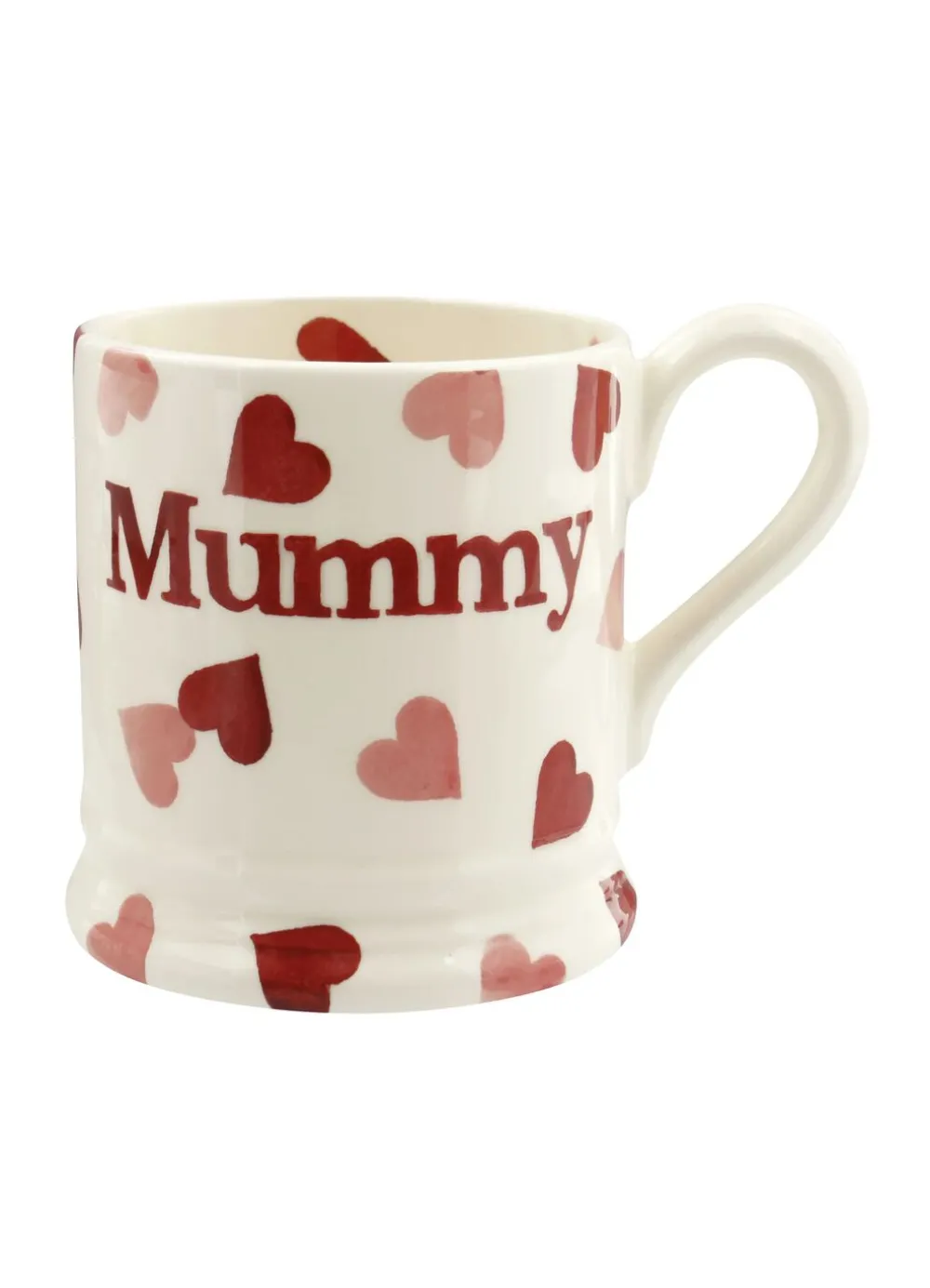 Pink Hearts Mummy 1/2 Pint Mug