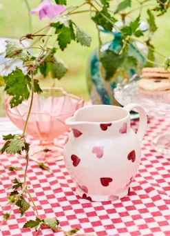 Pink Hearts 1/2 Pint Jug