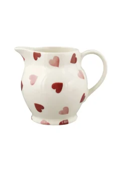 Pink Hearts 1/2 Pint Jug