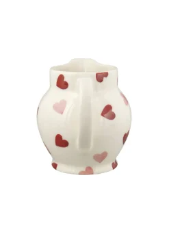 Pink Hearts 1/2 Pint Jug