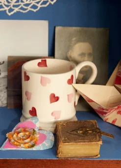 Pink Hearts 1/2 Pint Mug