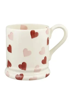 Pink Hearts 1/2 Pint Mug