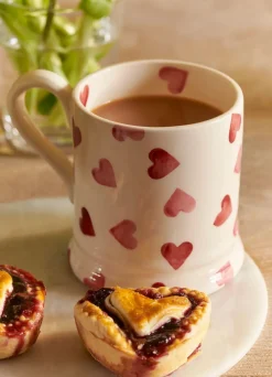 Pink Hearts 1/2 Pint Mug