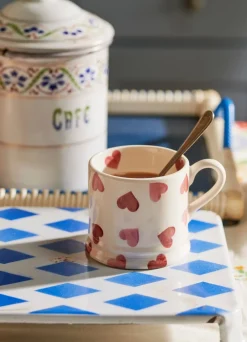 Pink Hearts Small Mug