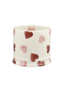Pink Hearts Small Mug