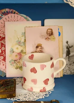 Pink Hearts Small Mug