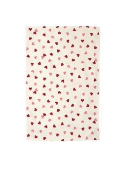 Pink Hearts Tea Towel & Double Oven Glove Set