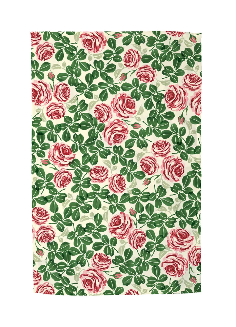 Pink Roses Tea Towel