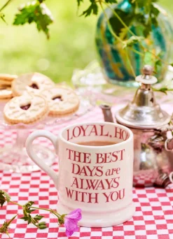 Pink Toast My Brilliant Friend 1/2 Pint Mug