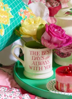 Pink Toast My Brilliant Friend 1/2 Pint Mug