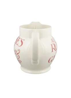Pink Toast Roses For Love & Friendship 3 Pint Jug