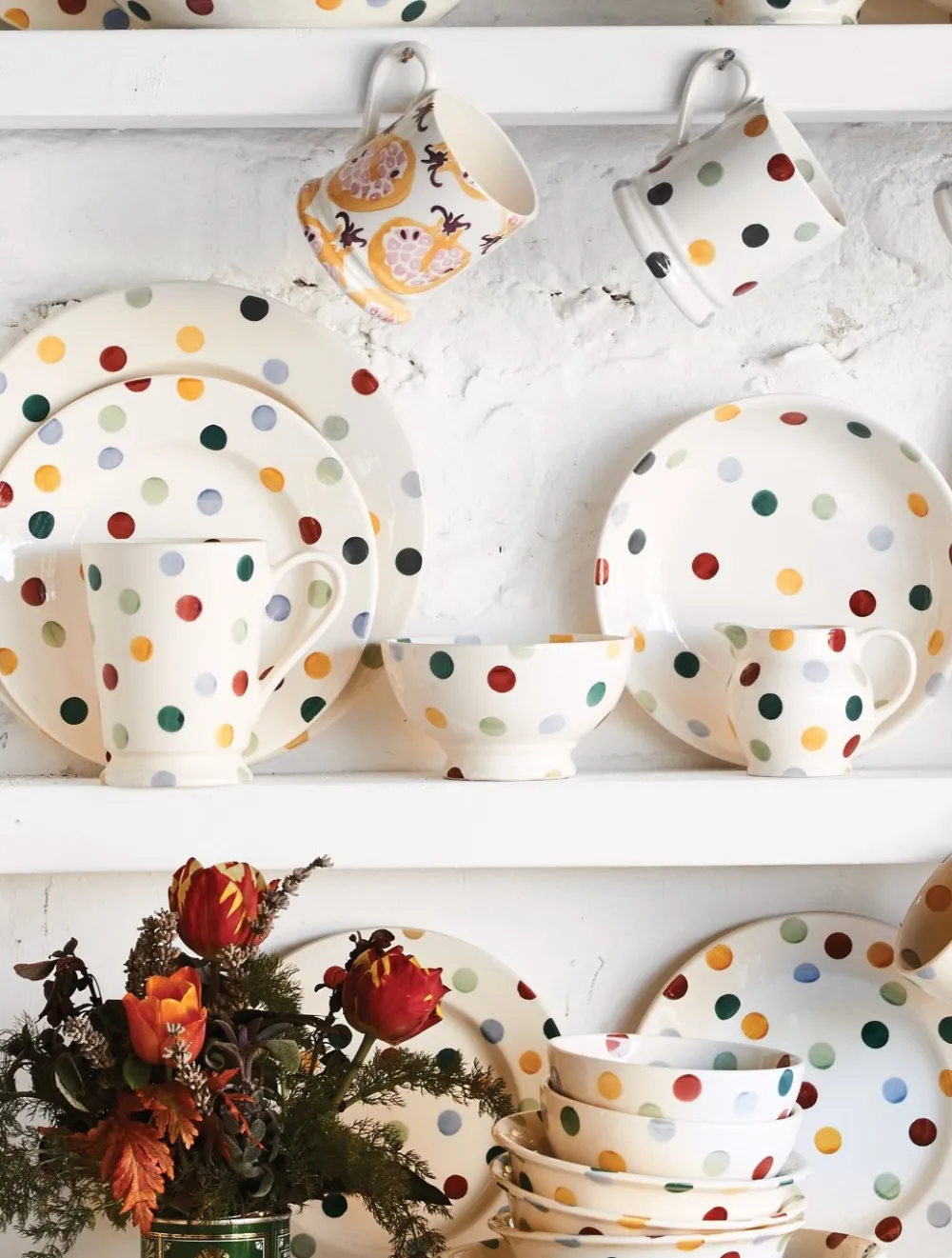 Polka Dot French Bowl