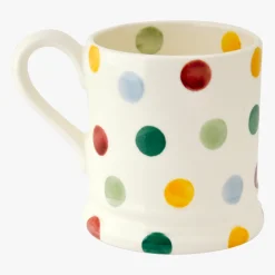 Polka Dot 'Mrs & Mrs' Set of 2 1/2 Pint Mugs Boxed