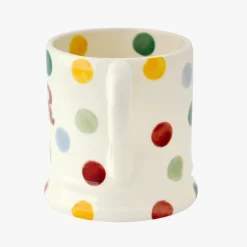 Polka Dot 'Mrs & Mrs' Set of 2 1/2 Pint Mugs Boxed