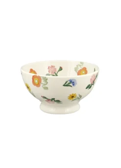 Poppies & Pinks French Bowl