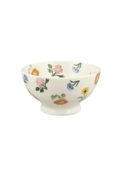 Poppies & Pinks French Bowl