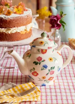 Poppies & Pinks 3 Mug Teapot
