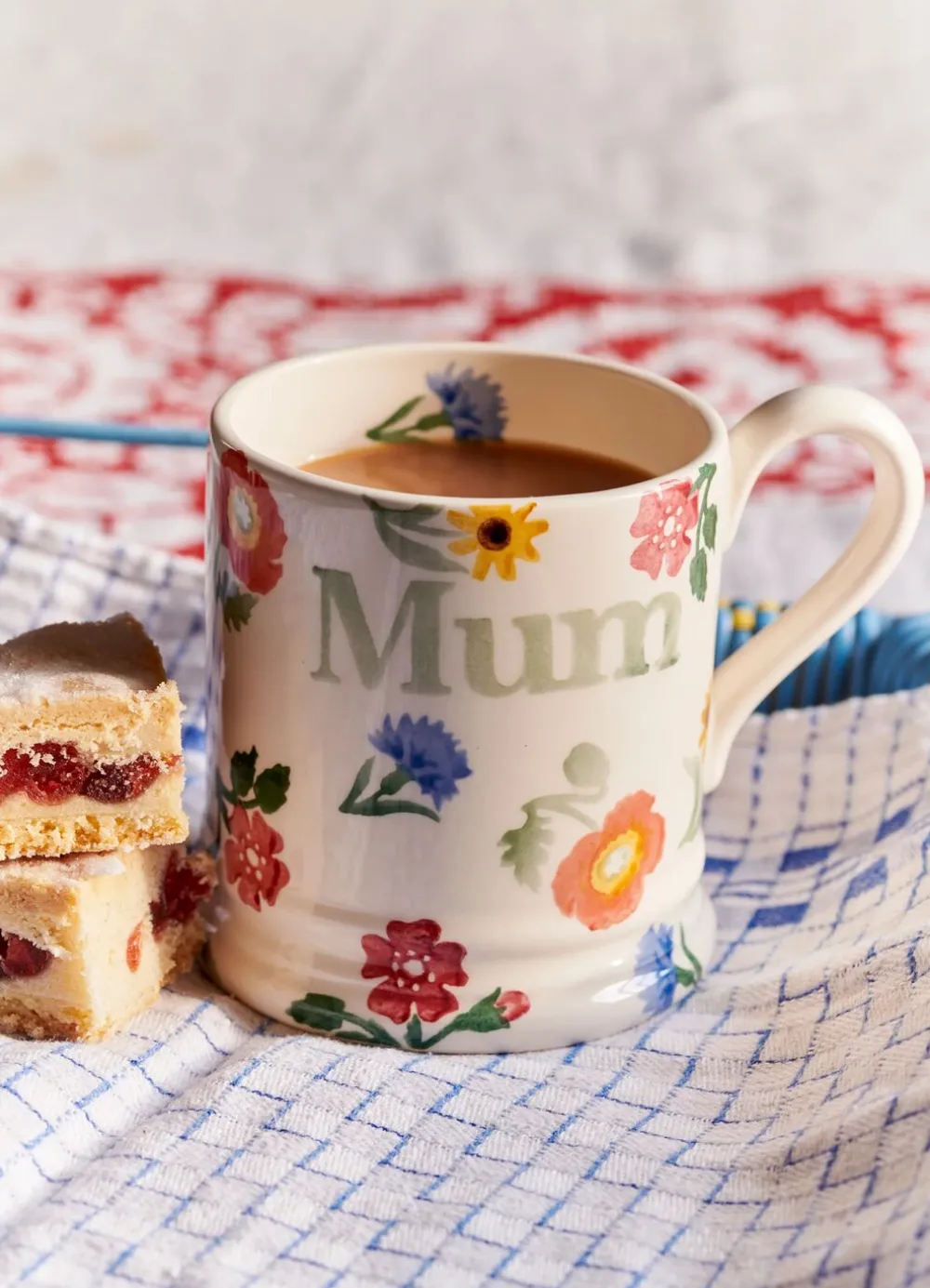 Poppies & Pinks Mum 1/2 Pint Mug