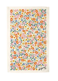 Poppies & Pinks Tea Towel