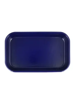 Red & Blue Toast 34Cm Enamel Roasting Tray