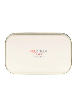 Red & Blue Toast 34Cm Enamel Roasting Tray
