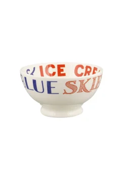 Red & Blue Toast French Bowl