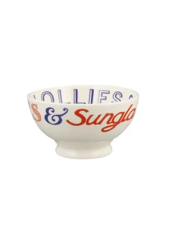 Red & Blue Toast French Bowl