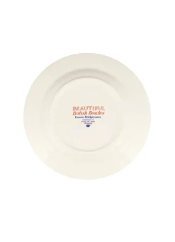 Red & Blue Toast Medium Dinner Plate, 8.5 Inch