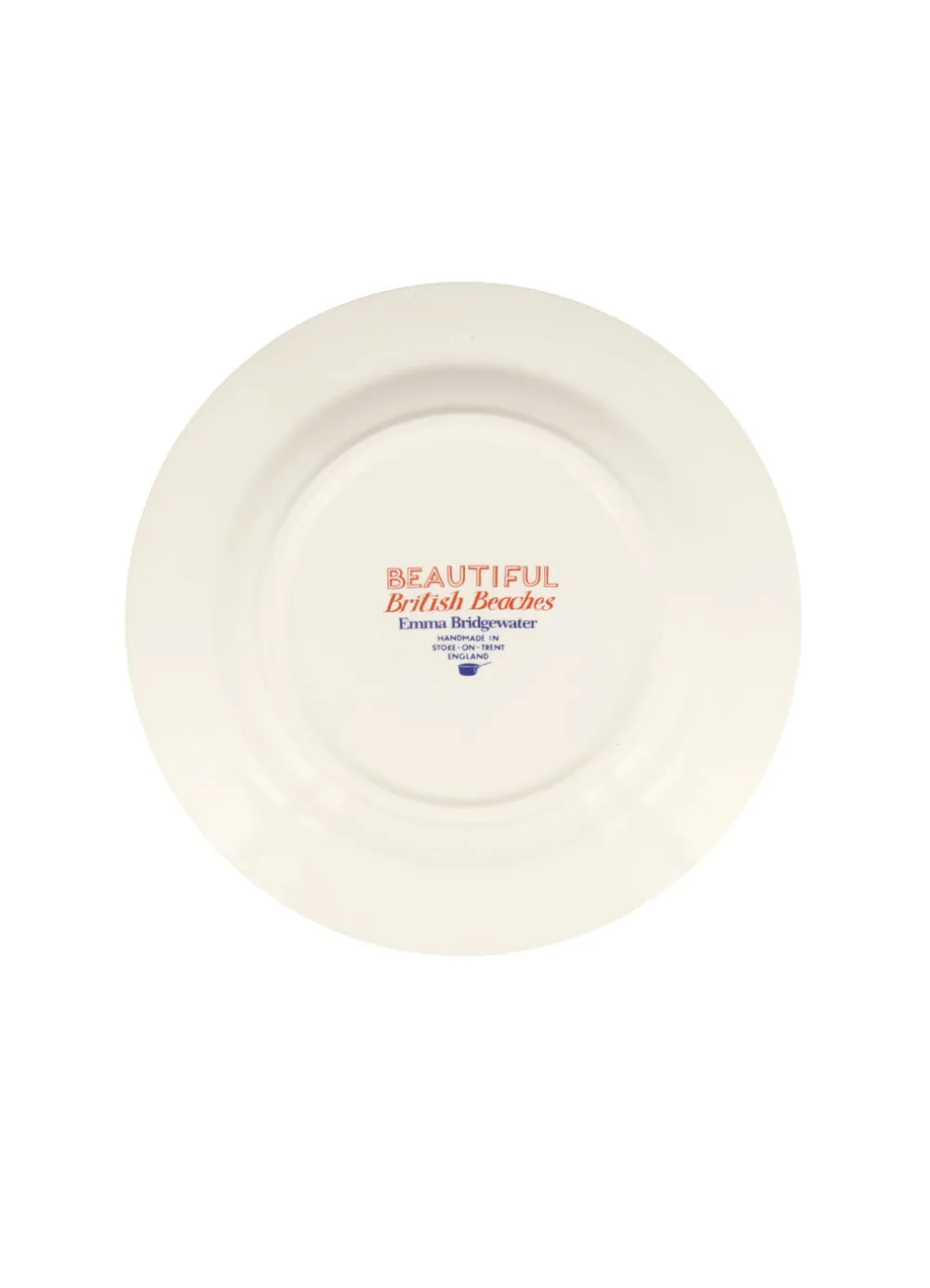 Red & Blue Toast Medium Dinner Plate, 8.5 Inch