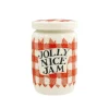 Red Gingham Jolly Nice Jam Medium Jam Jar With Lid