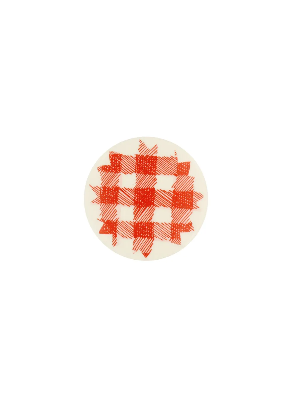 Red Gingham Jolly Nice Jam Medium Jam Jar With Lid