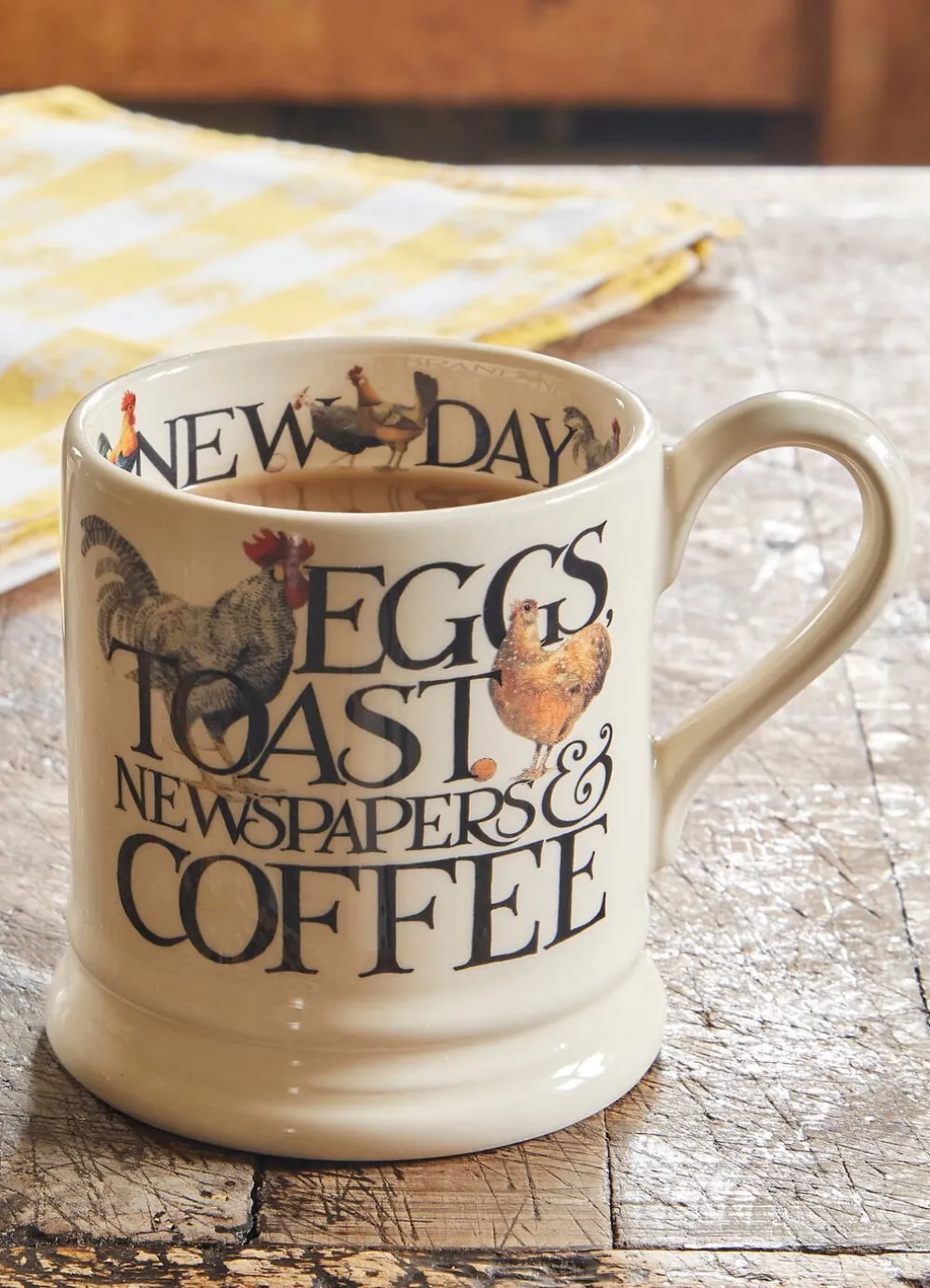 Rise & Shine Eggs & Toast 1/2 Pint Mug