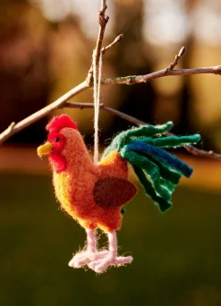 Rooster Felt Decoration