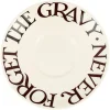 Seconds Black Toast Gravy Saucer