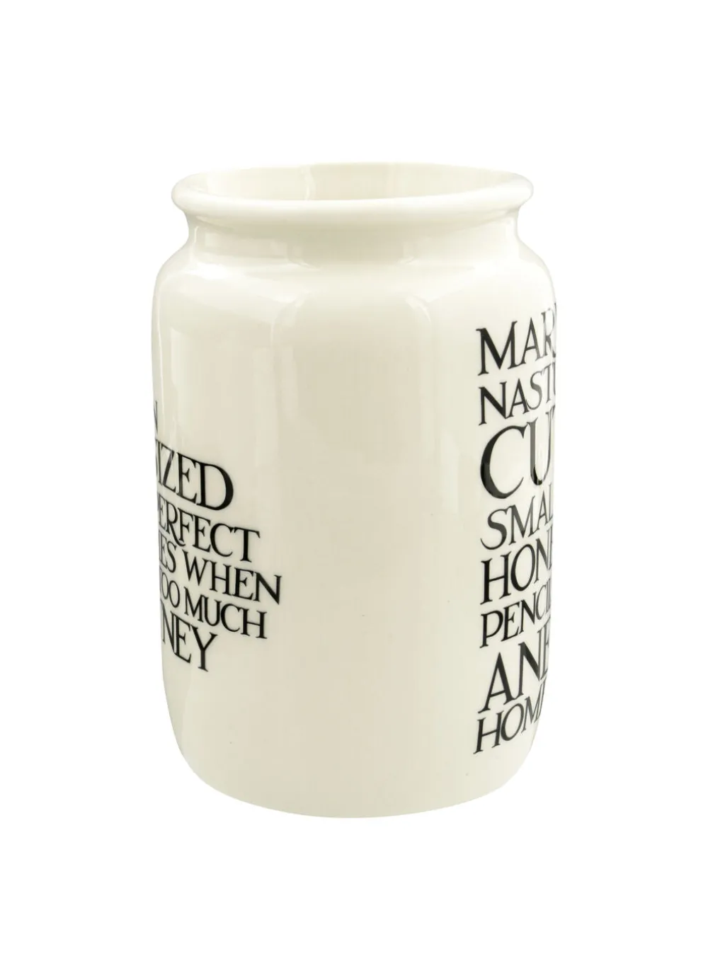 Seconds Black Toast Marigolds & Nasturtiums Large Jam Jar
