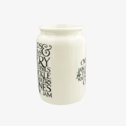 Seconds Black Toast Marigolds & Nasturtiums Large Jam Jar