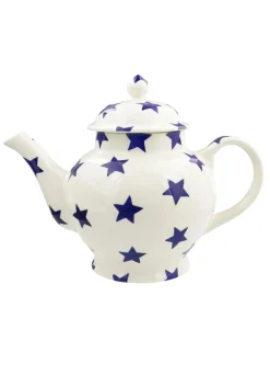 Seconds Blue Star 4 Mug Teapot