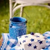Seconds Blue Star Small Butter Dish
