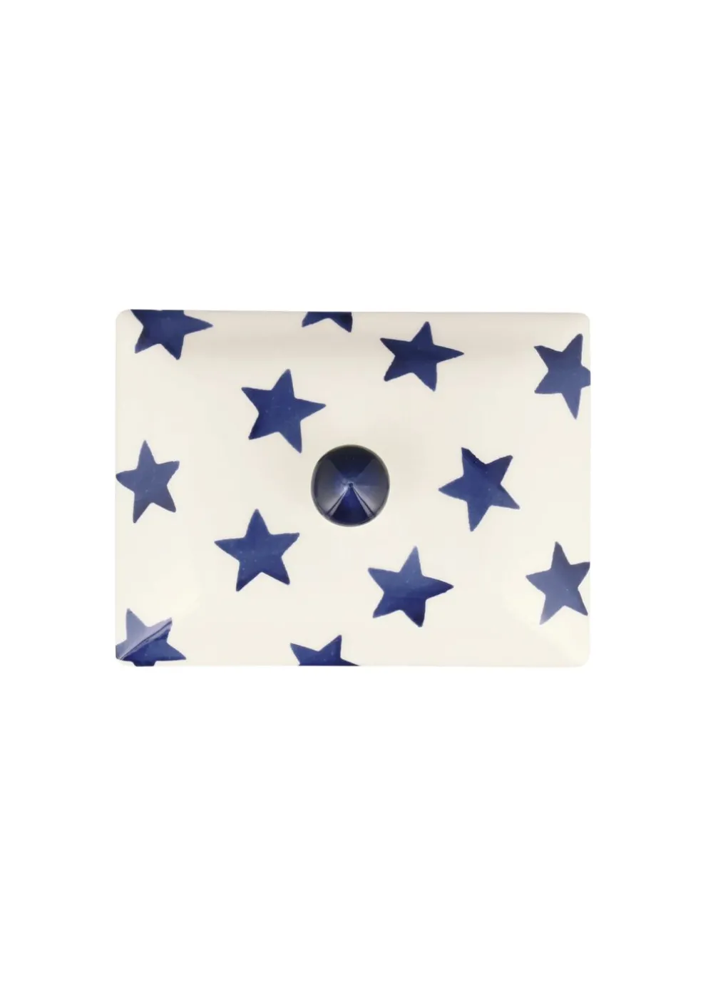 Seconds Blue Star Small Butter Dish