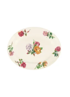 Seconds Granny'S Roses Small Oval Platter